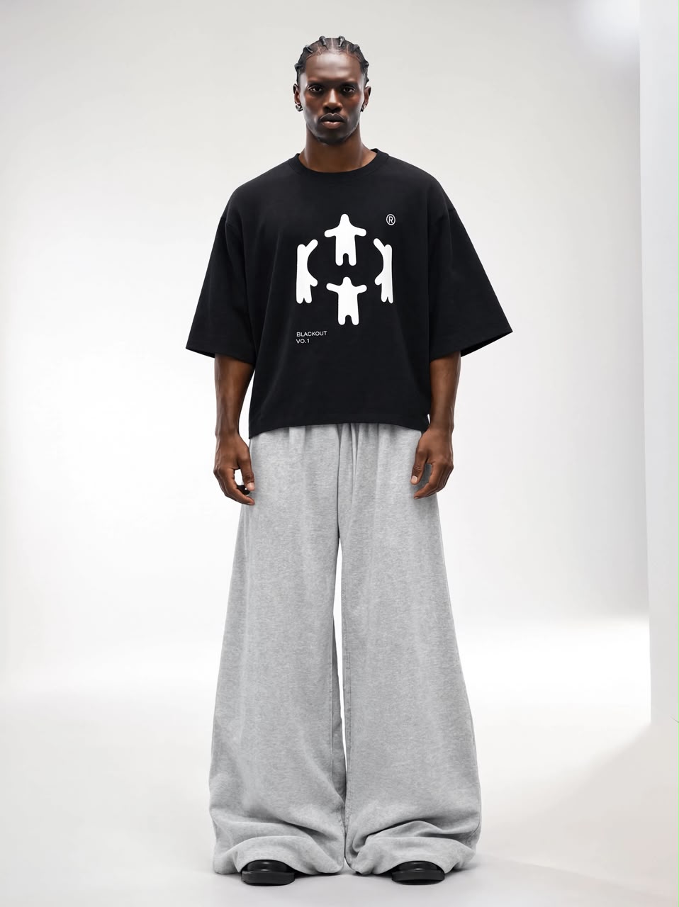 The one black boxy tee